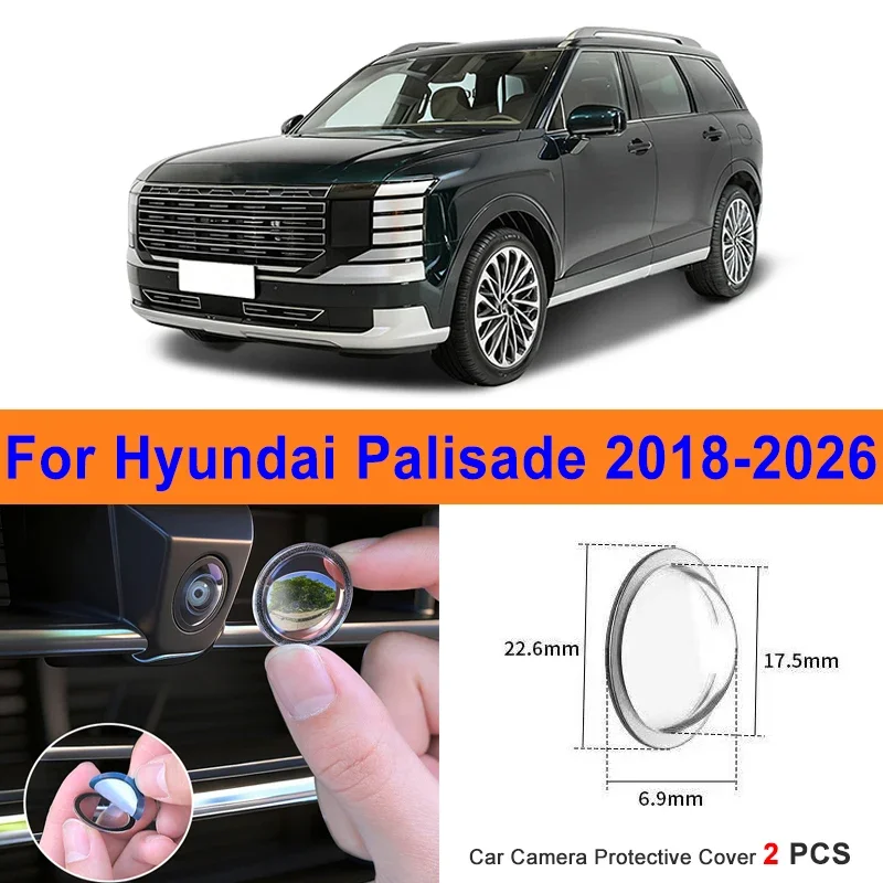 360 Reverse Image Car Camera Cover Anti-Scratch PC Lens Protector Stickers For Hyundai Palisade 2018-2026 2Pcs
360 Reverse Image Car Camera Cover Anti-Scratch PC Lens Protector Stickers For Hyundai Palisade 2018-2026 2Pcs