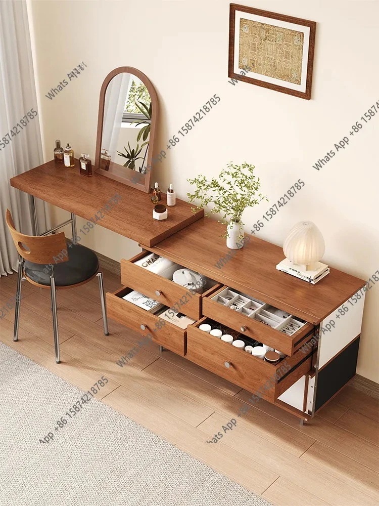 K Integrated Bedroom Simple Modern New Corner Retractable Makeup Desk Two-in-one Medieval Dresser Chest
K Integrated Bedroom Simple Modern New Corner Retractable Makeup Desk Two-in-one Medieval Dresser Chest