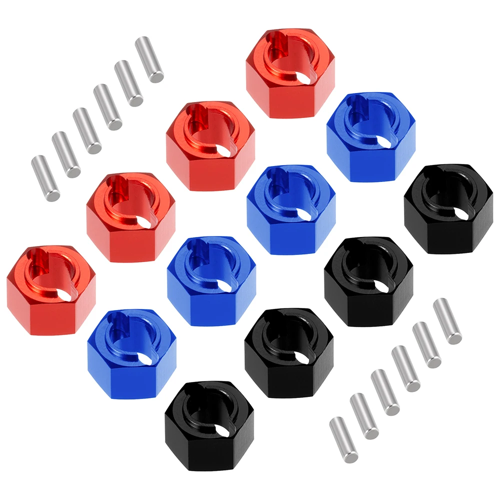 AXSPEED 4Pcs Aluminum Alloy 7mm Hex Wheel Hub Adapters Front CVD for 1/18 Mini-T 2.0 1/16 Mini-B 2WD RC Buggy Truck Upgrade Part
AXSPEED 4Pcs Aluminum Alloy 7mm Hex Wheel Hub Adapters Front CVD for 1/18 Mini-T 2.0 1/16 Mini-B 2WD RC Buggy Truck Upgrade Part