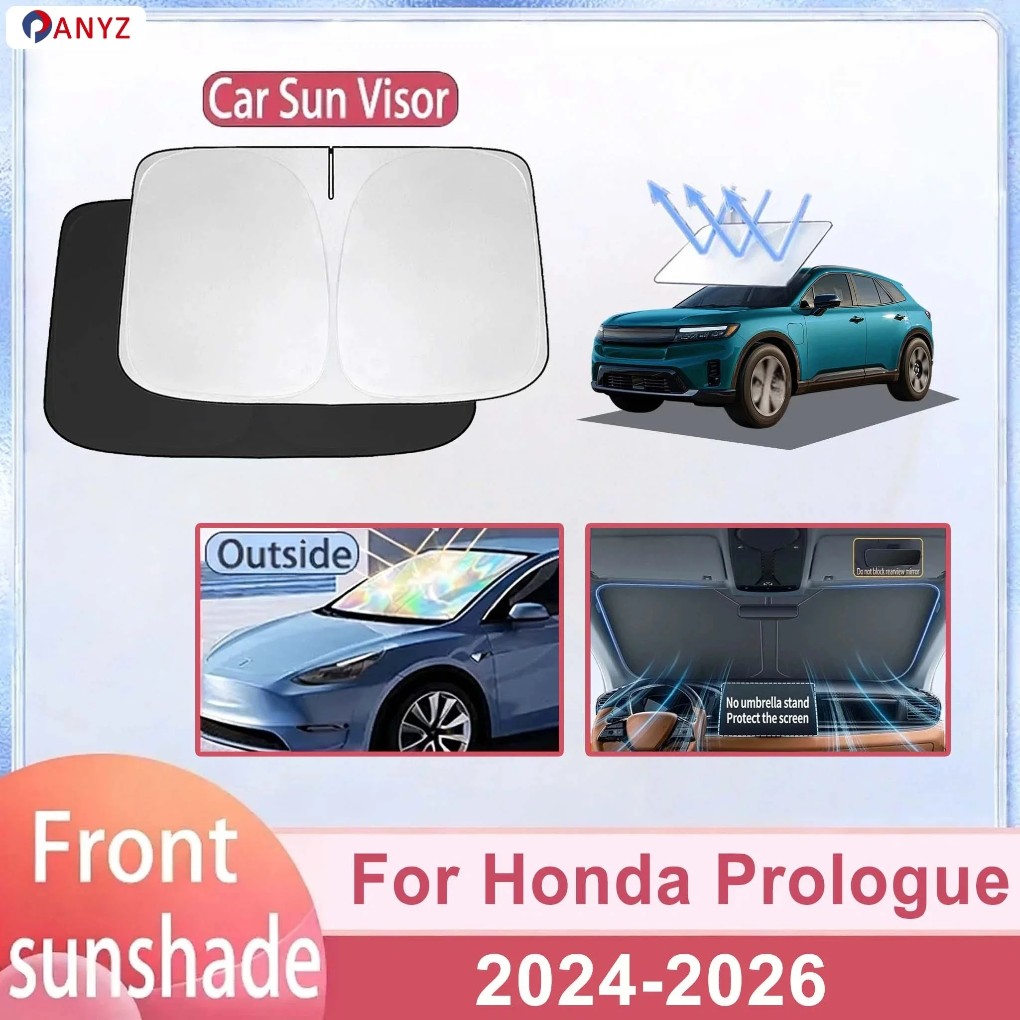 For Honda Prologue 2024-2026 Car Windshield Sunshade Cover Front Window Sun Shade Heat Insulation Summer Auto Accessories
For Honda Prologue 2024-2026 Car Windshield Sunshade Cover Front Window Sun Shade Heat Insulation Summer Auto Accessories
