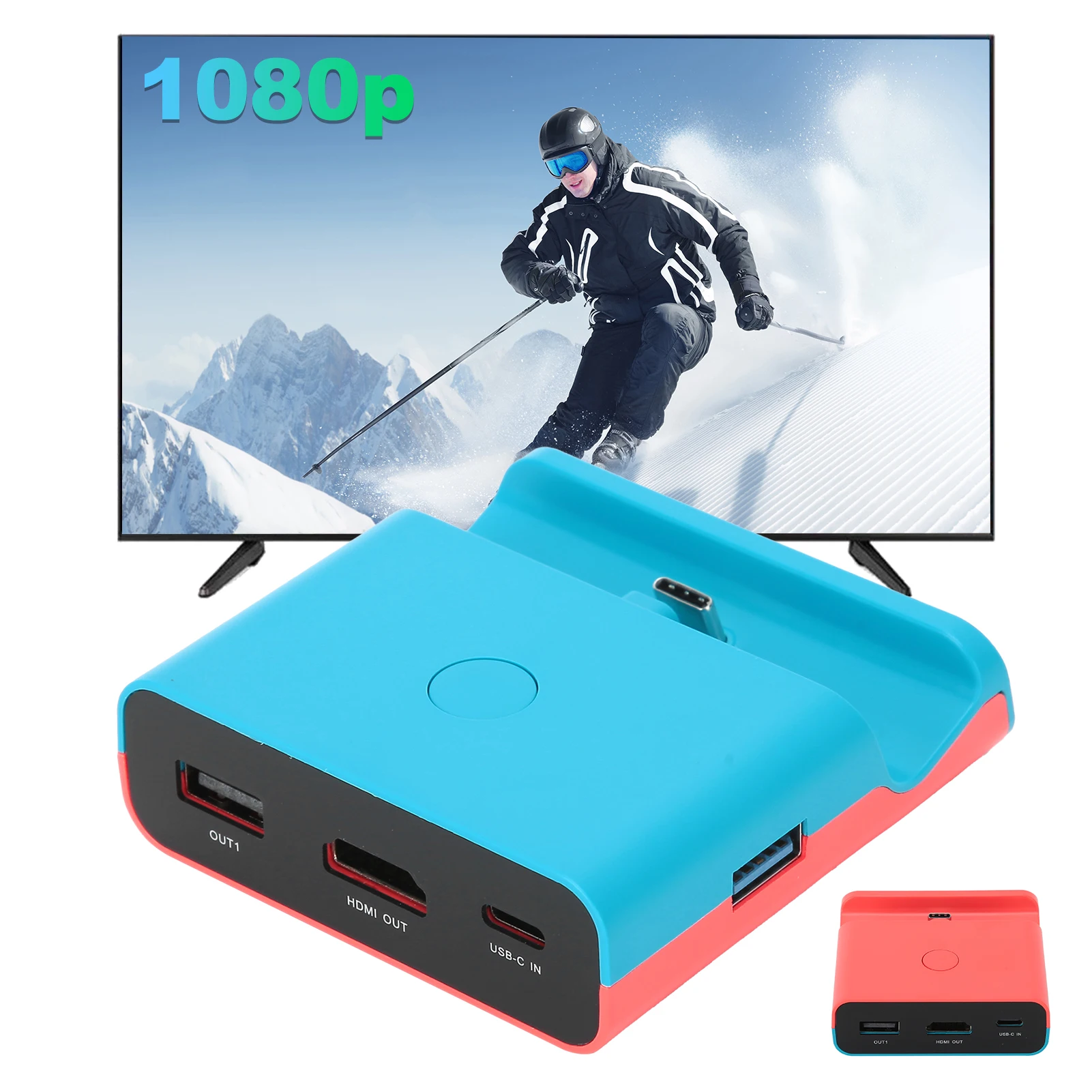 Адаптер для видеоконвертера Nintendo Switch/Lite, база для зарядки, HDMI, портативная док-станция для мини-зарядки
Адаптер для видеоконвертера Nintendo Switch/Lite, база для зарядки, HDMI, портативная док-станция для мини-зарядки