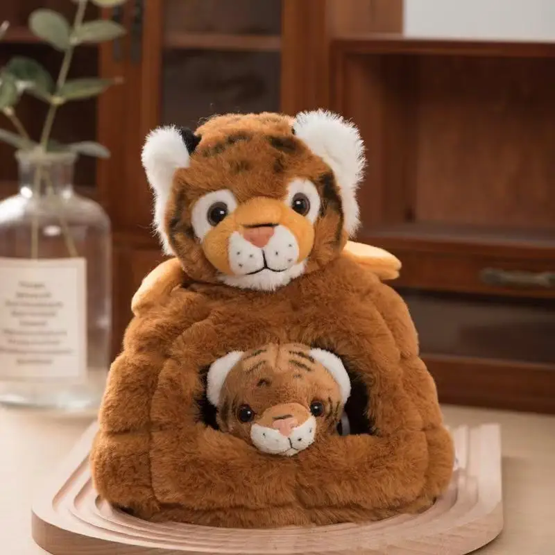 20cm New Simulated Tiger Mother and Child Tiger Nest Doll Stuffed Plush Toy Cartoon Anime Cute Children's Birthday Gift Fun Doll
20cm New Simulated Tiger Mother and Child Tiger Nest Doll Stuffed Plush Toy Cartoon Anime Cute Children's Birthday Gift Fun Doll