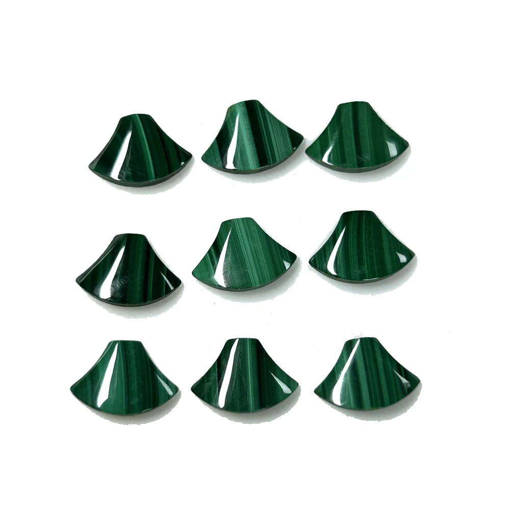 50 Pieces 1 Bag 8.58x5.9x1.6mm Fan Shape Natural Malachite Gemstone for Jewelry
50 Pieces 1 Bag 8.58x5.9x1.6mm Fan Shape Natural Malachite Gemstone for Jewelry