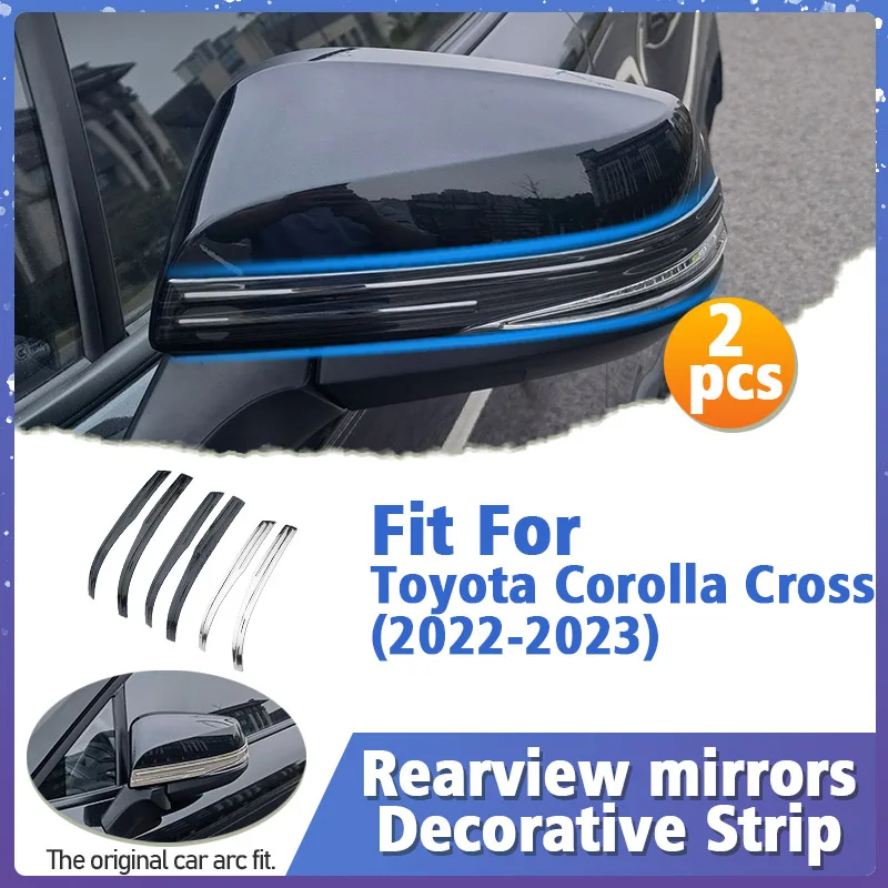 For Toyota Corolla Cross 2022 2023 2 Pcs Stainless Steel Carbon Fiber Car Rearview Mirrors Decorative Strip Auto Accessories
For Toyota Corolla Cross 2022 2023 2 Pcs Stainless Steel Carbon Fiber Car Rearview Mirrors Decorative Strip Auto Accessories