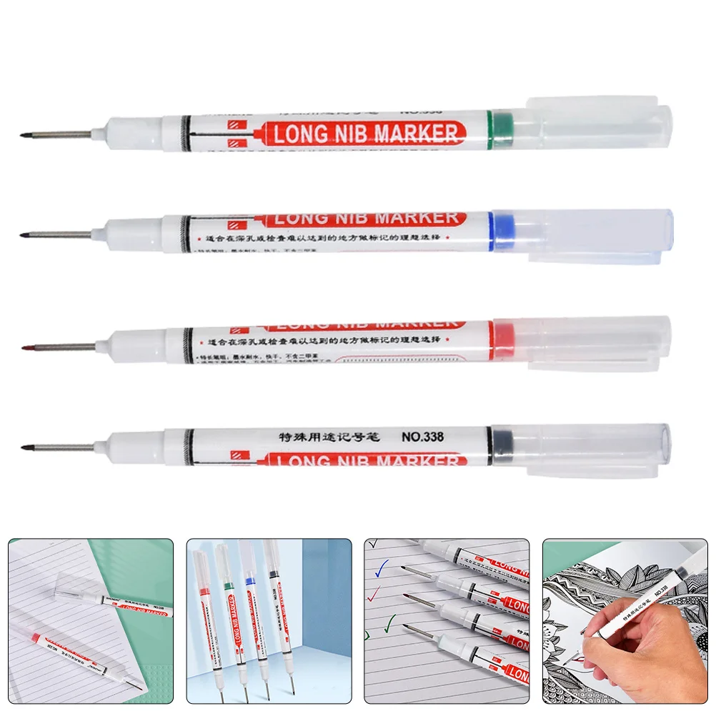 4 шт., маркеры с длинной головкой и глубокими отверстиями, яркие чернила для маркировки положения сверления на деревянной сталевой мебели, автомобильного производства
4 шт., маркеры с длинной головкой и глубокими отверстиями, яркие чернила для маркировки положения сверления на деревянной сталевой мебели, автомобильного производства