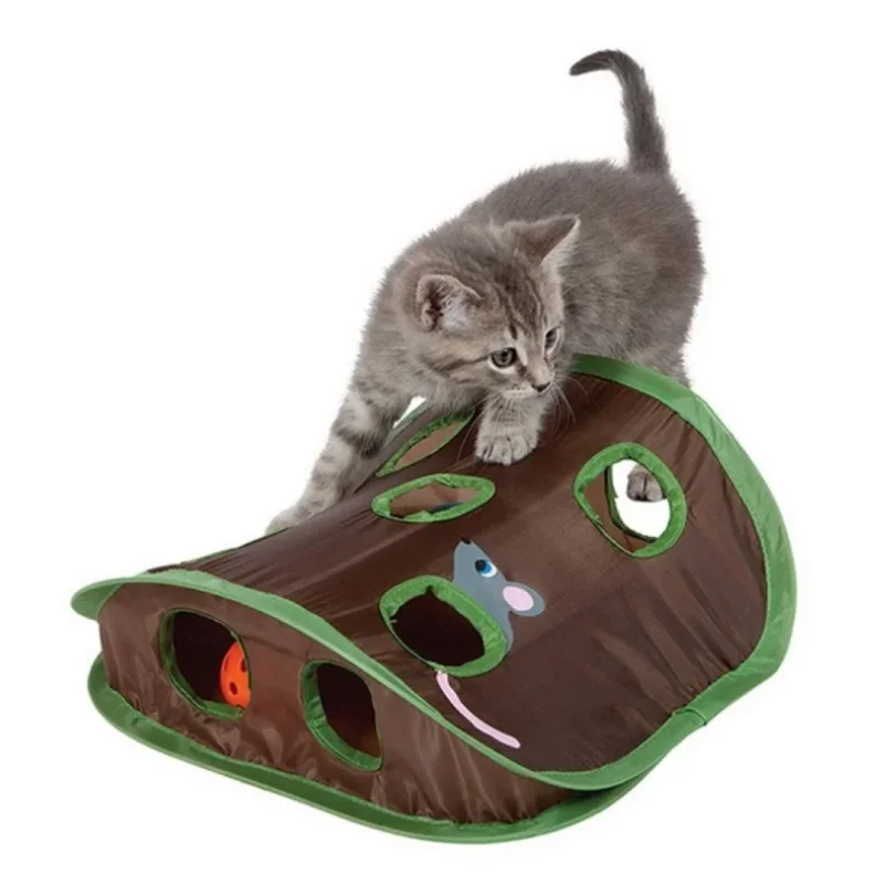 Cute Pet Cat Interactive Hide Seek Game Holes Tunnel Mouse Hunt Intelligence Toy Pet Hidden Hole Kitten Foldable Toys
Cute Pet Cat Interactive Hide Seek Game Holes Tunnel Mouse Hunt Intelligence Toy Pet Hidden Hole Kitten Foldable Toys