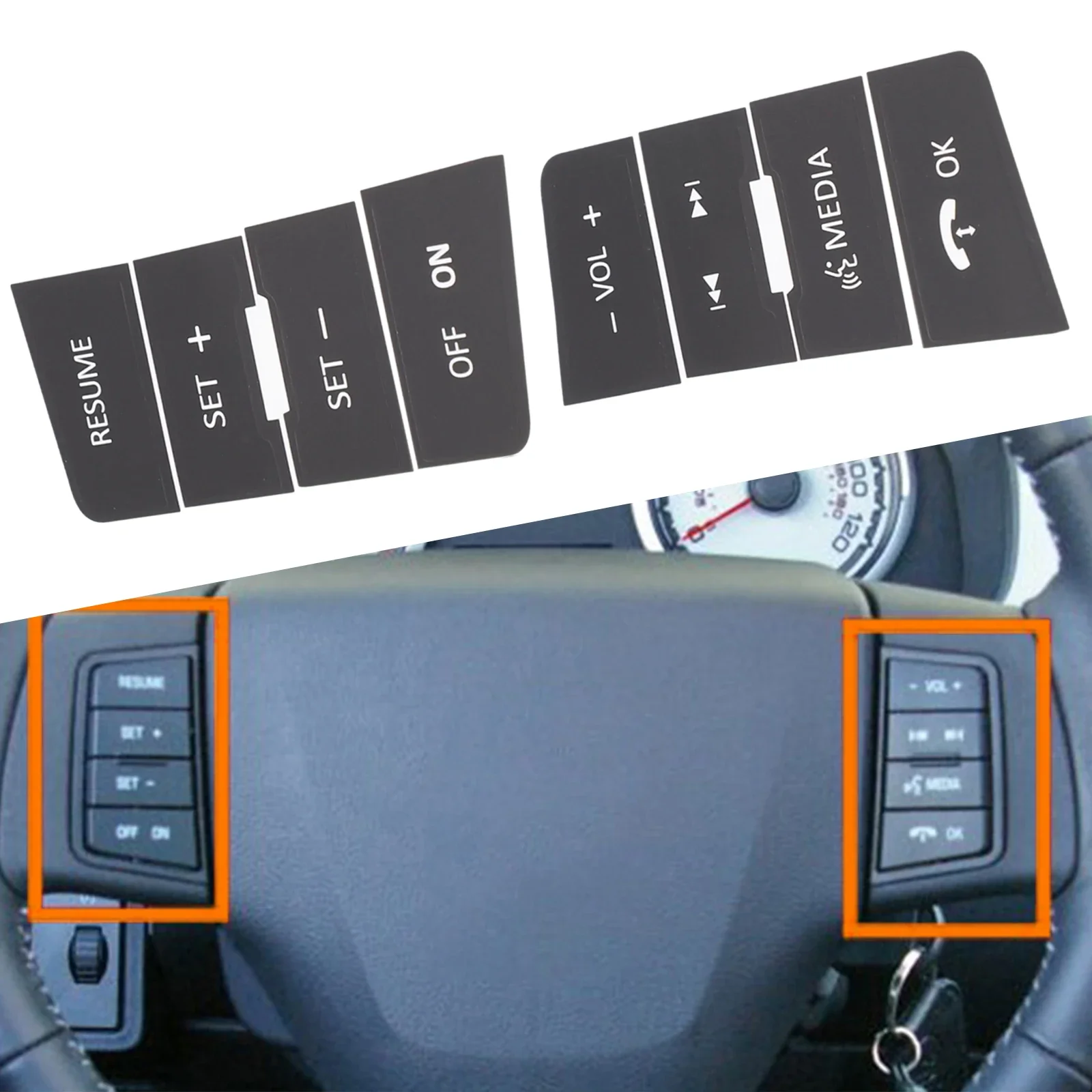 Button Repair Decals Enhance Visibility With For FORD Focus 2008 2010 Button Repair Stickers For Steering Wheel
Button Repair Decals Enhance Visibility With For FORD Focus 2008 2010 Button Repair Stickers For Steering Wheel
