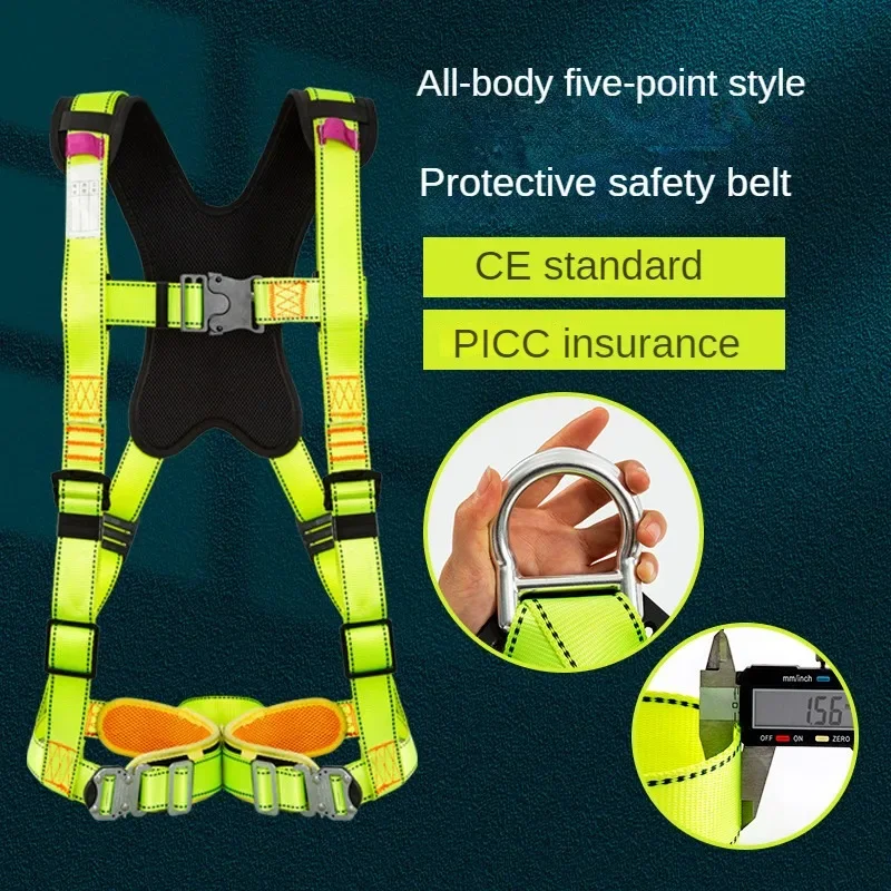 Outdoor High-altitude Electrician Double Back Safety Belt External Wall Cleaning Construction Site Fall Protection Safety Belt
Outdoor High-altitude Electrician Double Back Safety Belt External Wall Cleaning Construction Site Fall Protection Safety Belt
