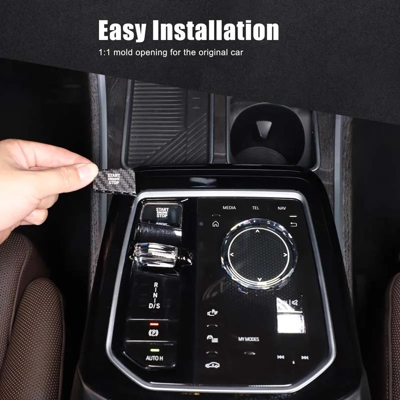 Real Carbon Fiber For BMW 5 7 Series I5 I7 G60 G70 X3 G45 Car One-key Start Button Cover Trim Interior Car Accessories
Real Carbon Fiber For BMW 5 7 Series I5 I7 G60 G70 X3 G45 Car One-key Start Button Cover Trim Interior Car Accessories