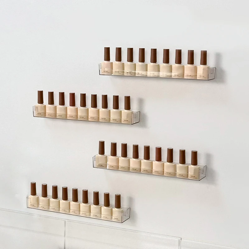 Nail Art Armor Oil Glue Display Rack Glasses Display Stand Transparent Cosmetic Brush Storage Box Nail Polish Wall Shelf
Nail Art Armor Oil Glue Display Rack Glasses Display Stand Transparent Cosmetic Brush Storage Box Nail Polish Wall Shelf