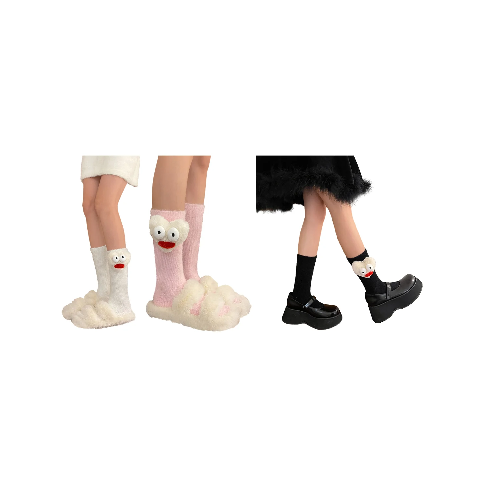 Носки Ugly Eyes Fur Ball Rex Rabbit, трехцветный набор (по 1 пара белых/розовых/черных)
Носки Ugly Eyes Fur Ball Rex Rabbit, трехцветный набор (по 1 пара белых/розовых/черных)