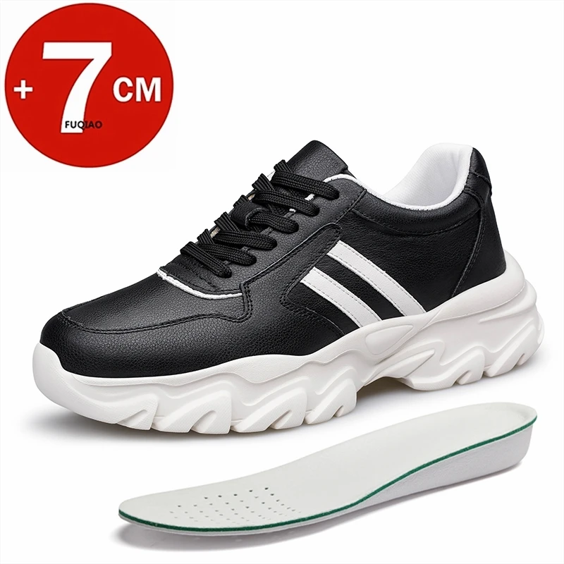 7CM Hidden Height Boost Shoes Unisex Leather Platform Sneakers Soft Non Slip Casual Elevated Sport Shoes For Couple Daily Travel
7CM Hidden Height Boost Shoes Unisex Leather Platform Sneakers Soft Non Slip Casual Elevated Sport Shoes For Couple Daily Travel