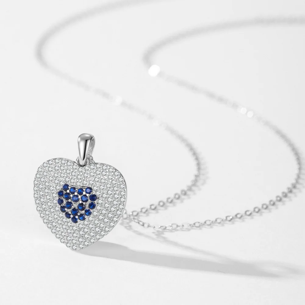 Apaison Luxury Sparkling Full High Carbon Diamonds Women Necklace Pendants - Bridal Engagement 925 Sterling Silver Jewelry Gift
Apaison Luxury Sparkling Full High Carbon Diamonds Women Necklace Pendants - Bridal Engagement 925 Sterling Silver Jewelry Gift