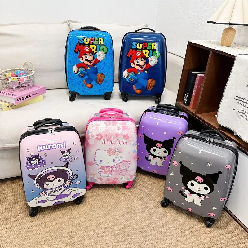Kawaii 18-Inch Suitcase Kuromi Trolley Case high-capacity Student Cartoon Luggage Girls Travel Portable Boarding Case Toys Gifts
Kawaii 18-Inch Suitcase Kuromi Trolley Case high-capacity Student Cartoon Luggage Girls Travel Portable Boarding Case Toys Gifts