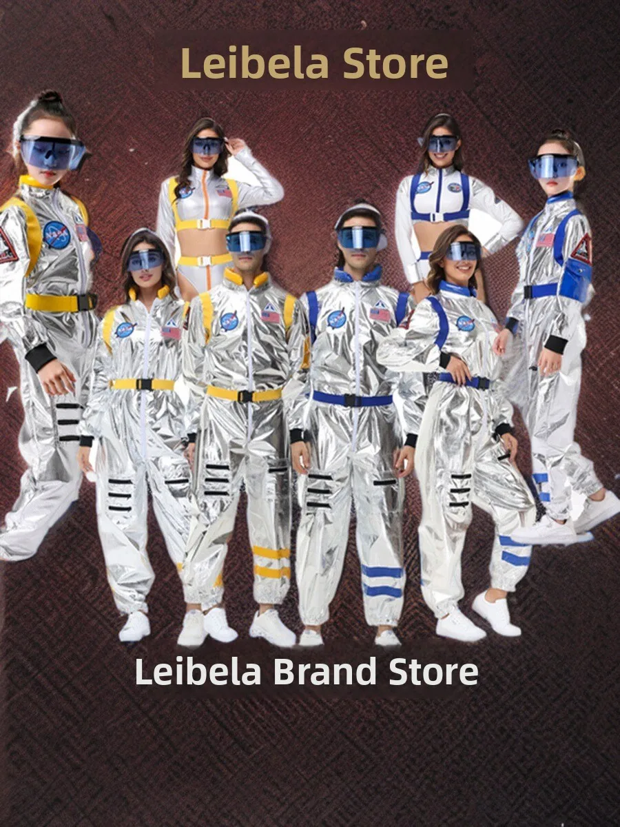 Space Pilot Cosplay Costume Halloween Nightclub Adult Children's Party Performance Outfit Astronaut Suit Gold Embroidered Fabric
Space Pilot Cosplay Costume Halloween Nightclub Adult Children's Party Performance Outfit Astronaut Suit Gold Embroidered Fabric