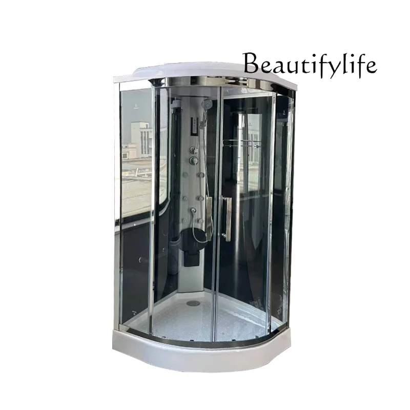 Upgraded stainless steel integral shower room arc fan bathroom integrated toilet household
Upgraded stainless steel integral shower room arc fan bathroom integrated toilet household