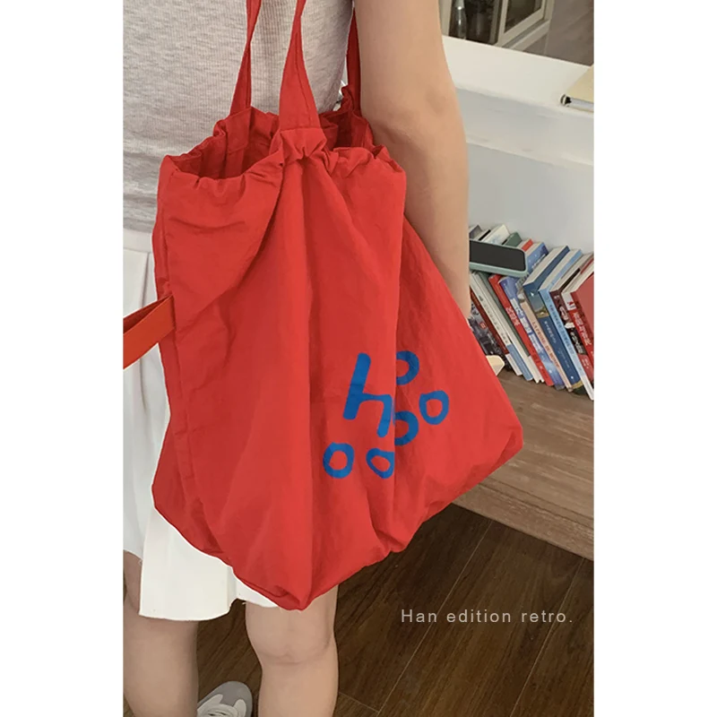 Summer Letter Canvas Handbag for Women 2025 New Fashion College Style Tote Bag Casual Large Capacity Shopping Bags
Summer Letter Canvas Handbag for Women 2025 New Fashion College Style Tote Bag Casual Large Capacity Shopping Bags