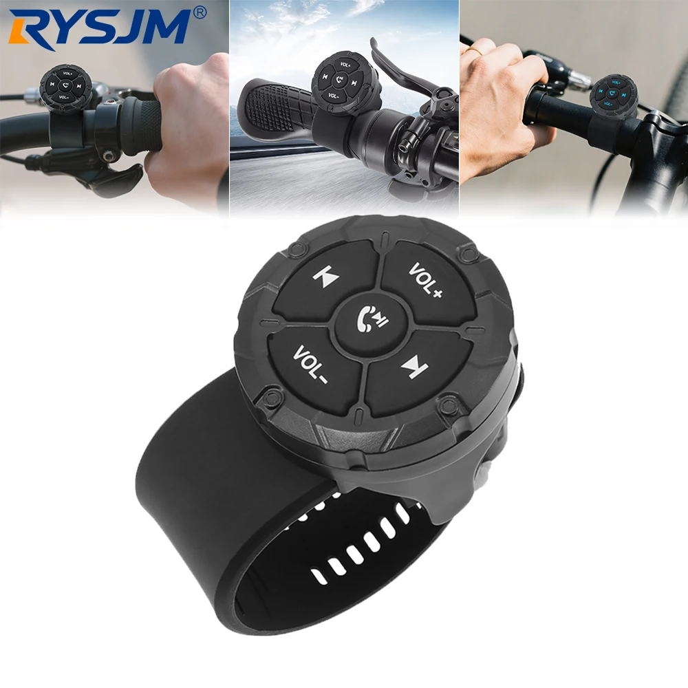 Universal 5 Key Wireless Remote Control Bluetooth-compatible Media Controller For Motorcycle Helmet Earphone Bike Steering Wheel
Universal 5 Key Wireless Remote Control Bluetooth-compatible Media Controller For Motorcycle Helmet Earphone Bike Steering Wheel