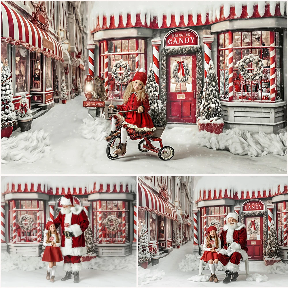 Christmas Winter Snowy Photo Background,Kringles Candy Store Photo Studio Props for Kids Portrait Background for Photography
Christmas Winter Snowy Photo Background,Kringles Candy Store Photo Studio Props for Kids Portrait Background for Photography