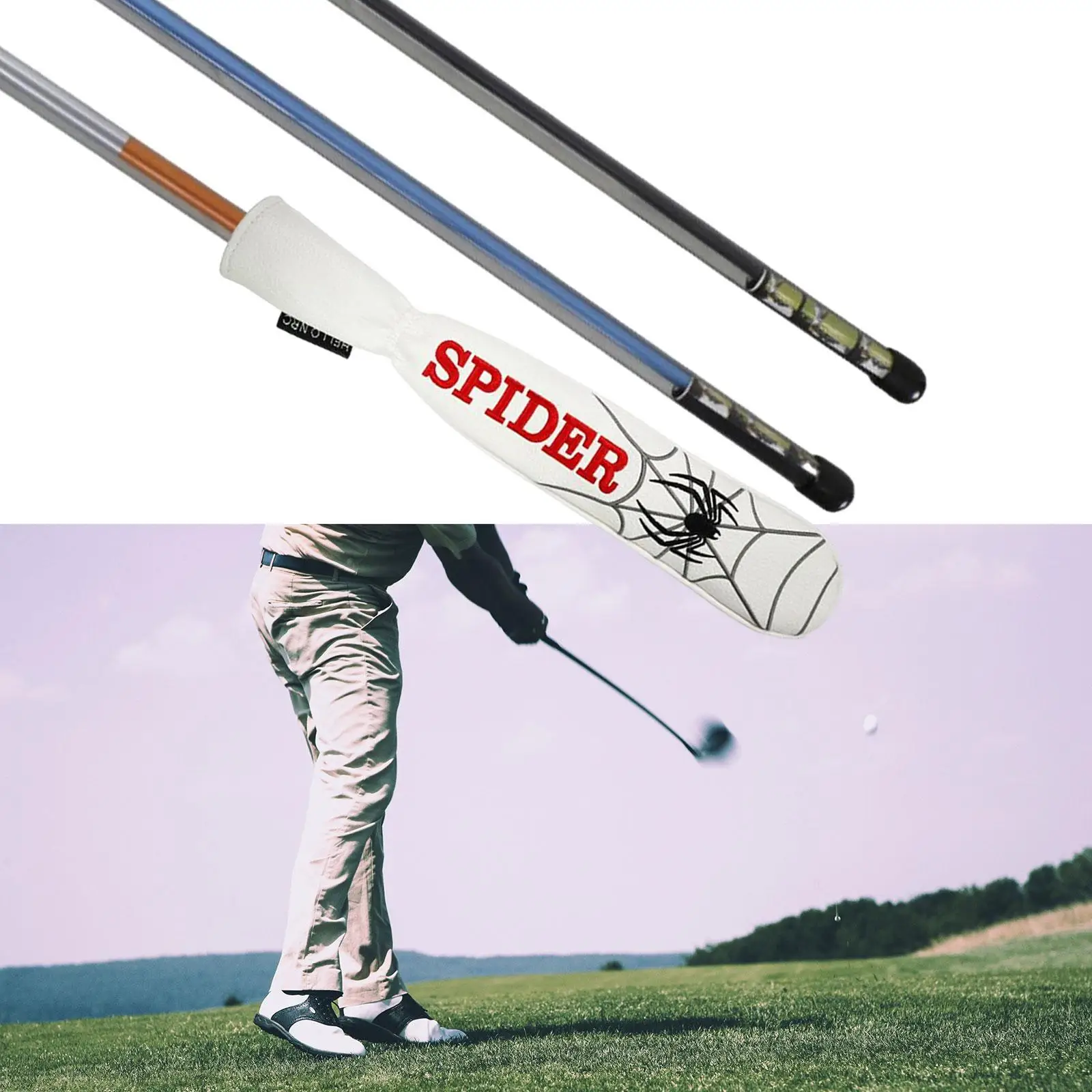Alignment Stick Headcover Soft Plush PU Leather Protector Golf Club Guide Supplies for Golf Swing Training
Alignment Stick Headcover Soft Plush PU Leather Protector Golf Club Guide Supplies for Golf Swing Training
