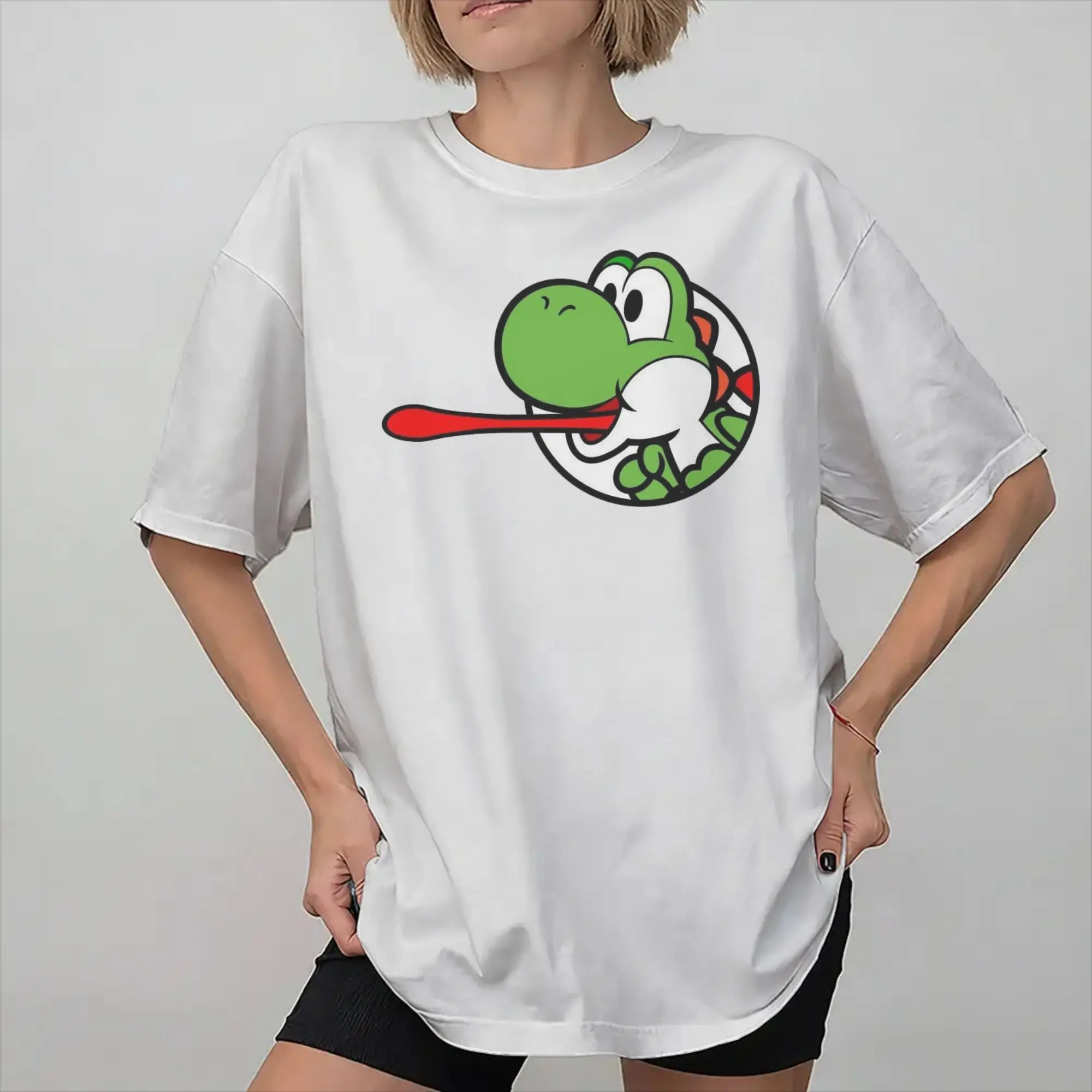 Men Women New Arrival Marioes characters yoshi Tee T Shirt Pure Cotton T-shirts Clothing
Men Women New Arrival Marioes characters yoshi Tee T Shirt Pure Cotton T-shirts Clothing