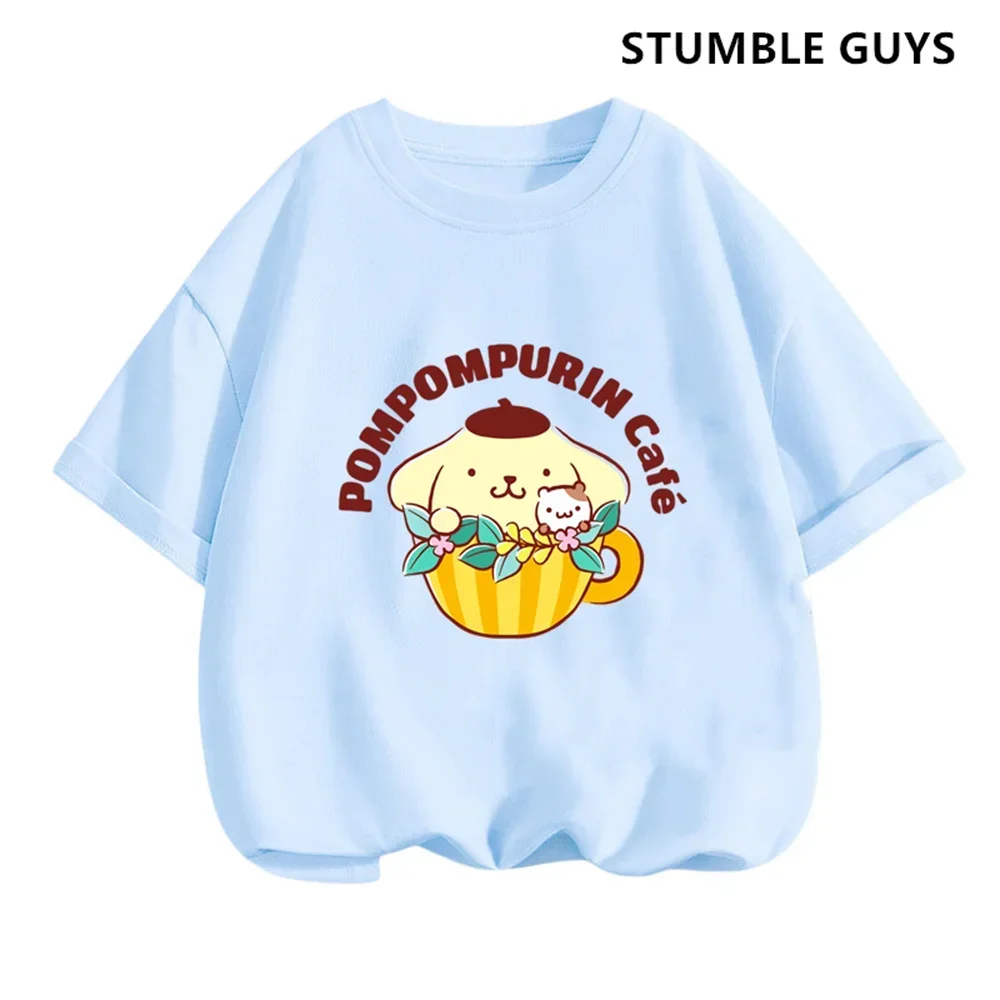 2024 Pom Pom Purin Tshirt Set Kids Anime Summer Sonic Tops Multiple Fashion Children's T-shirts Casual Short Sleeve Trucksuit
2024 Pom Pom Purin Tshirt Set Kids Anime Summer Sonic Tops Multiple Fashion Children's T-shirts Casual Short Sleeve Trucksuit