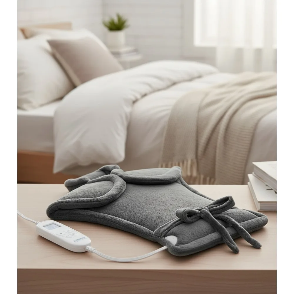 Large Electric Heating Pad for Back and Neck, ETL Certified, 24x33 Inch, Gray - Ideal Gift for Women and Men
Large Electric Heating Pad for Back and Neck, ETL Certified, 24x33 Inch, Gray - Ideal Gift for Women and Men