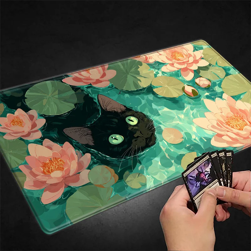 Лотос, черный кот, милый волшебный игровой коврик для вечеринок, прочная резина для игр MTG и TCG, 35X60 см, коврик для мыши, офисные настольные коврики, дружелюбный дизайн
Лотос, черный кот, милый волшебный игровой коврик для вечеринок, прочная резина для игр MTG и TCG, 35X60 см, коврик для мыши, офисные настольные коврики, дружелюбный дизайн