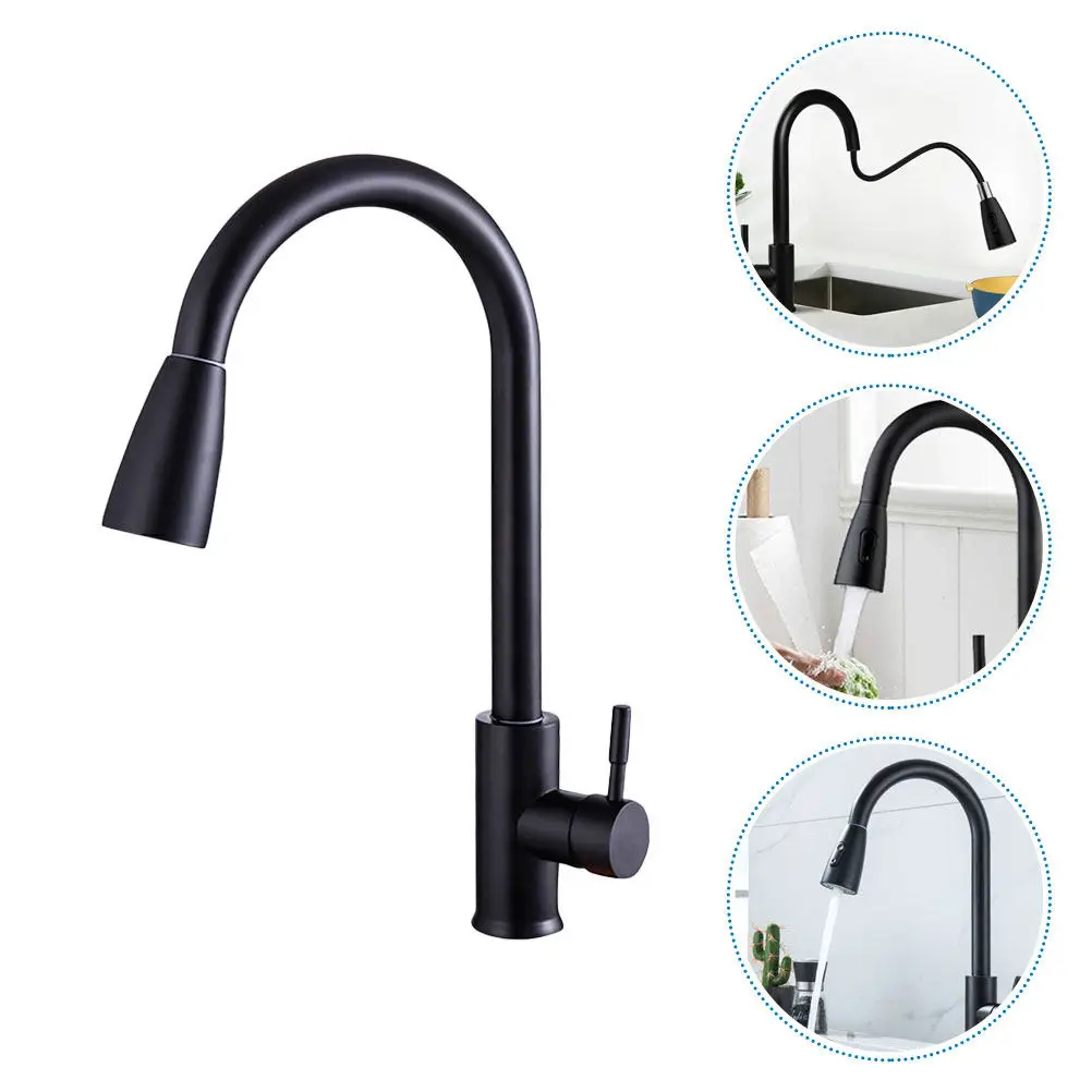 1pc Black Stainless Steel Matte Stretch Adjustable Faucet Hot Cold Sink Kitchen Basin Practical Household Water Tap
1pc Black Stainless Steel Matte Stretch Adjustable Faucet Hot Cold Sink Kitchen Basin Practical Household Water Tap