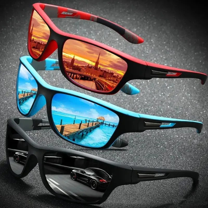 Polarized Sports Sunglasses UV400 Anti UV Windproof Unisex Outdoor Glasses for Fishing Driving Cycling Hiking Travel Running
Polarized Sports Sunglasses UV400 Anti UV Windproof Unisex Outdoor Glasses for Fishing Driving Cycling Hiking Travel Running