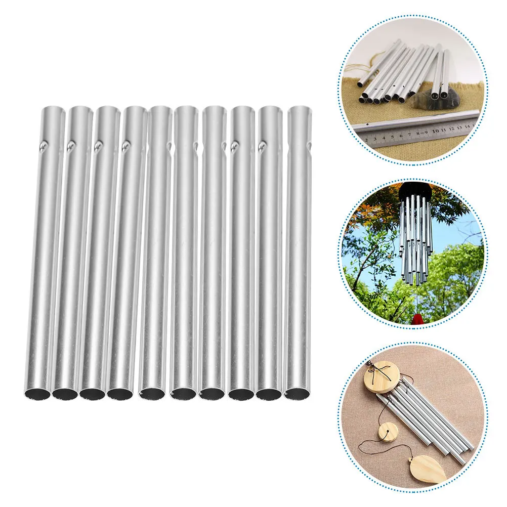 10Pcs Aluminum DIY Material Wind Chime Tubes Rust Resistant Hollow Metal Pipes for Garden Patio Decoration Crafting Supplies
10Pcs Aluminum DIY Material Wind Chime Tubes Rust Resistant Hollow Metal Pipes for Garden Patio Decoration Crafting Supplies