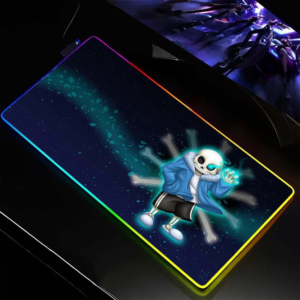 Undertale Gaster Mouse Pad RGB Gamer Keyboard LED Glowing Mausepad Rubber Mats Cute Cartoon Gaming Computer Colorful Mouse Mat
Undertale Gaster Mouse Pad RGB Gamer Keyboard LED Glowing Mausepad Rubber Mats Cute Cartoon Gaming Computer Colorful Mouse Mat