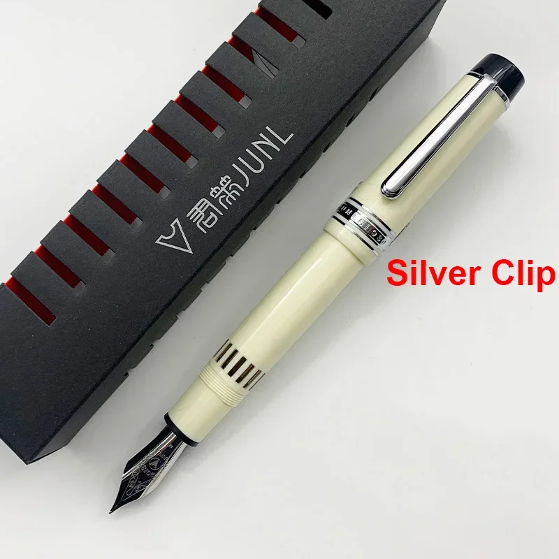 WingSung/JUNLAI Large 930 Resin Piston Fountain Pen N0.9 Iraurita F/M/B Nib Gold/Silver Clip Business Student Writing Gift Pen
WingSung/JUNLAI Large 930 Resin Piston Fountain Pen N0.9 Iraurita F/M/B Nib Gold/Silver Clip Business Student Writing Gift Pen