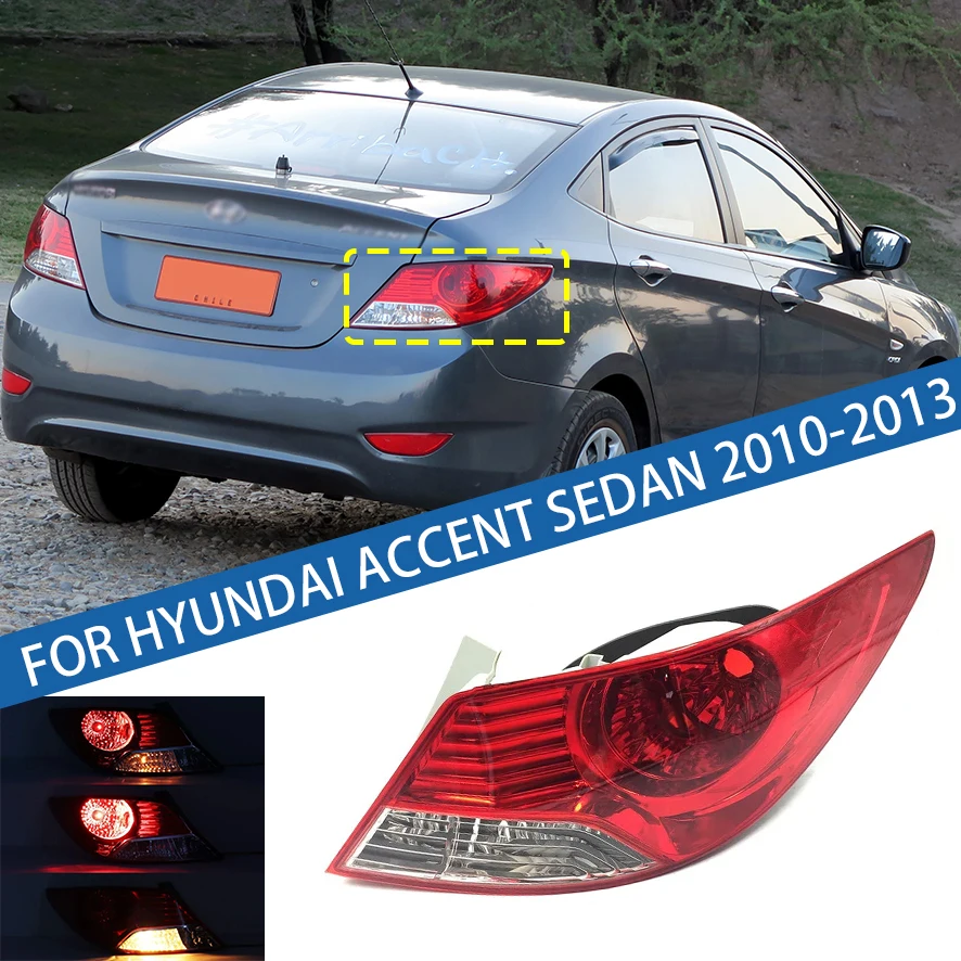 For Hyundai Accent 2010 2011 2012 2013 Car Tail light Rear Bumper Light Stop Brake Lamp Turn Signal Warning
For Hyundai Accent 2010 2011 2012 2013 Car Tail light Rear Bumper Light Stop Brake Lamp Turn Signal Warning
