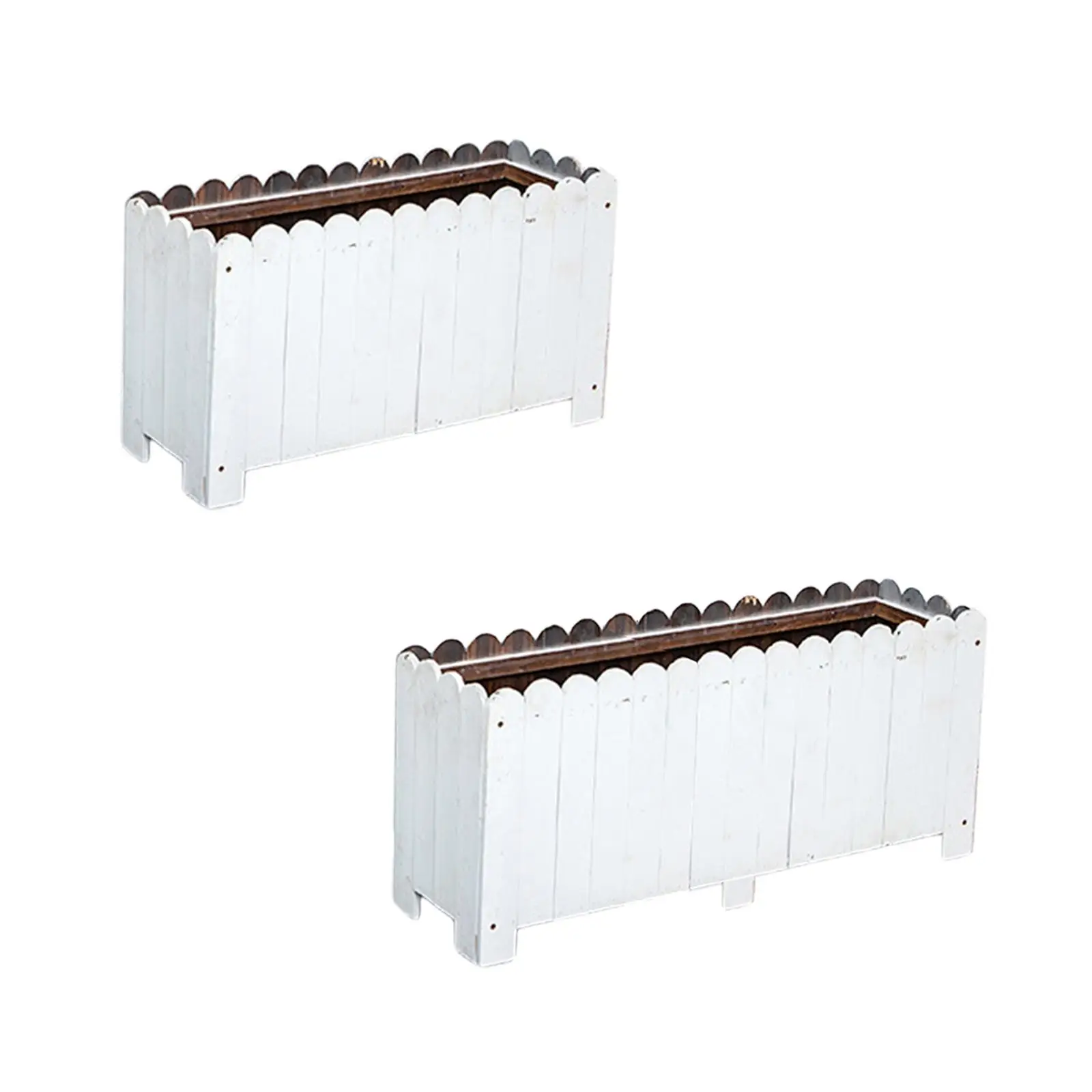 Wooden Garden Bed Rustic Rectangular Fruits Planting Box Flower Bucket Plant Pot Flower Pot for Outdoor Indoor Patio Window Lawn
Wooden Garden Bed Rustic Rectangular Fruits Planting Box Flower Bucket Plant Pot Flower Pot for Outdoor Indoor Patio Window Lawn