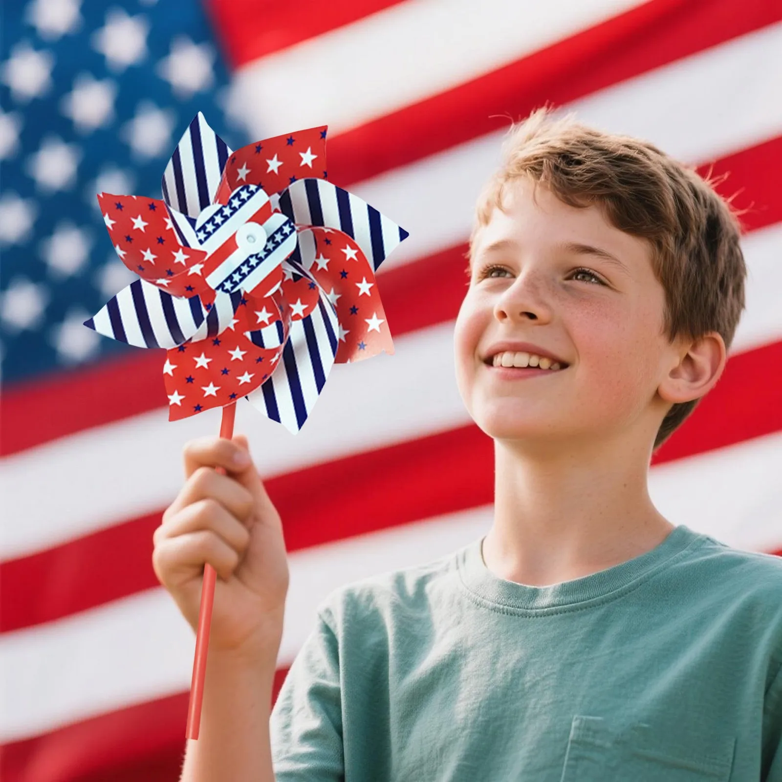 10pcs American Plastic Pvc Flag Independence Day Windmill Patriotic Parade Decorations Memorial Day Supplies 
10pcs American Plastic Pvc Flag Independence Day Windmill Patriotic Parade Decorations Memorial Day Supplies