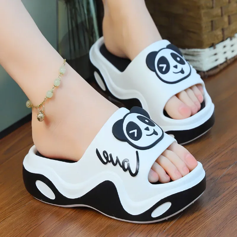 Cute Panda Platform Slides for Women - Punk Open Toe EVA Chunky Heel Shoes Girls Summer Casual Animal Slippers
Cute Panda Platform Slides for Women - Punk Open Toe EVA Chunky Heel Shoes Girls Summer Casual Animal Slippers