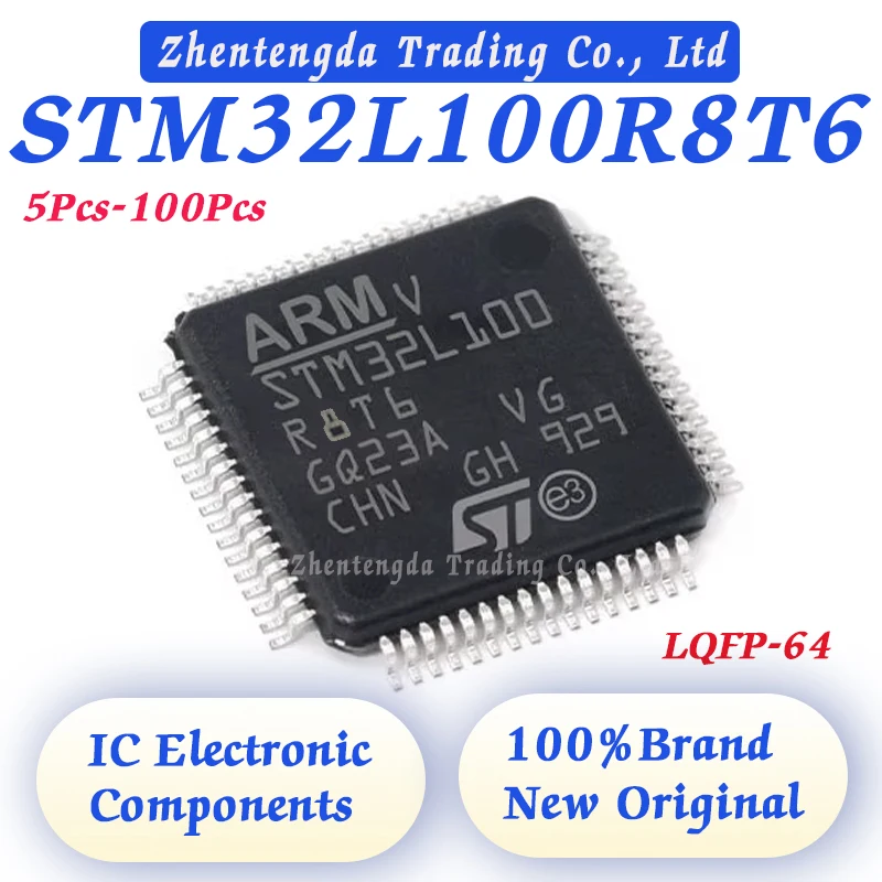 5Pcs-100Pcs STM32L100R8T6 STM32L100R8 STM32L100R STM32L100 32L100R8T6 STM32L STM32 STM IC MCU 32BIT 64KB FLASH 64LQFP
5Pcs-100Pcs STM32L100R8T6 STM32L100R8 STM32L100R STM32L100 32L100R8T6 STM32L STM32 STM IC MCU 32BIT 64KB FLASH 64LQFP