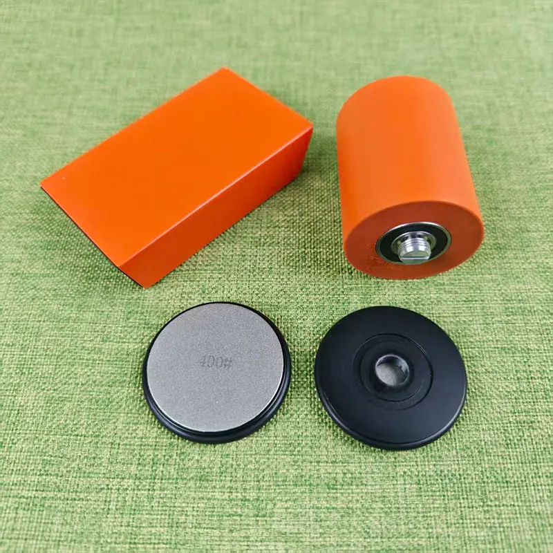 Orange Two-Angle Roller Knife Sharpener, Rolling Wheel Knife Sharpener Set, Rolling Sharpening Stone
Orange Two-Angle Roller Knife Sharpener, Rolling Wheel Knife Sharpener Set, Rolling Sharpening Stone