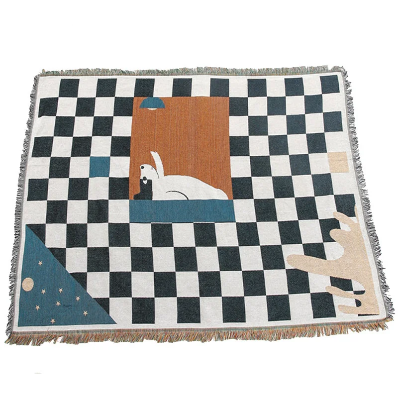 Camping blanket camping line blanket Sofa blanket outdoor camping blanket Nordic four season blanket universal sofa cover
Camping blanket camping line blanket Sofa blanket outdoor camping blanket Nordic four season blanket universal sofa cover