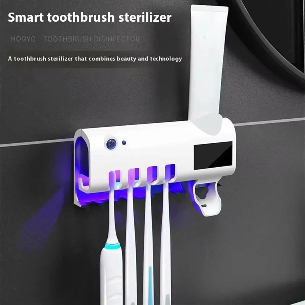 USB Recharge Automatic Toothpaste Dispenser Infrared Sterilizing Wall Mount Smart Toothbrush Holder Solar Powered Touchless
USB Recharge Automatic Toothpaste Dispenser Infrared Sterilizing Wall Mount Smart Toothbrush Holder Solar Powered Touchless