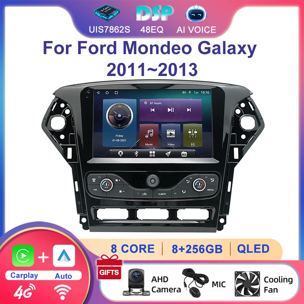 9'' GPS Navigation Stereo Android Multimedia Carplay Auto Video Player Touch Screen Car Radio For Ford Mondeo Galaxy 2011~2013
9'' GPS Navigation Stereo Android Multimedia Carplay Auto Video Player Touch Screen Car Radio For Ford Mondeo Galaxy 2011~2013