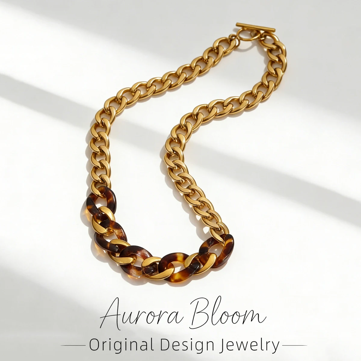 AURORA Vintage Leopard Print Acrylic Splicing Chain Choker Necklaces For Women's Stainless steel Jewelry Women's Necklaces
AURORA Vintage Leopard Print Acrylic Splicing Chain Choker Necklaces For Women's Stainless steel Jewelry Women's Necklaces