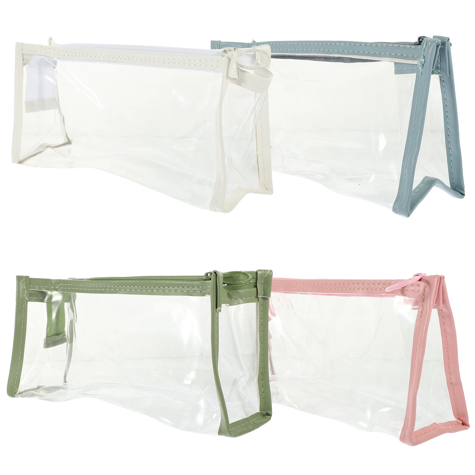 4pcs Large Pencil Case For Students Kids Portable Stationery Bag Zipper Clear Pencil Storage Bag Exam Makeup Organizer Supply
4pcs Large Pencil Case For Students Kids Portable Stationery Bag Zipper Clear Pencil Storage Bag Exam Makeup Organizer Supply