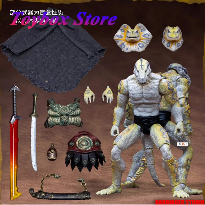 Harbinger Studio 1/12 Savage Crucible Deluxe Three Head Sculpts Conan White Lizard Monster Action Figure 6" Full Set Soldier
Harbinger Studio 1/12 Savage Crucible Deluxe Three Head Sculpts Conan White Lizard Monster Action Figure 6" Full Set Soldier