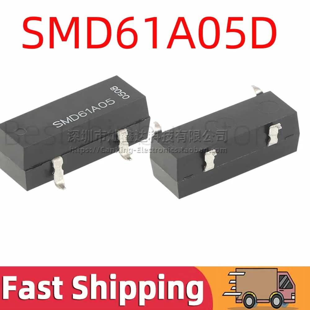 2pcs SMD61A05D SMD 4 Pin Dry Reed Relay 5V 1A 10W Normally Open Single Pole Single Throw
2pcs SMD61A05D SMD 4 Pin Dry Reed Relay 5V 1A 10W Normally Open Single Pole Single Throw