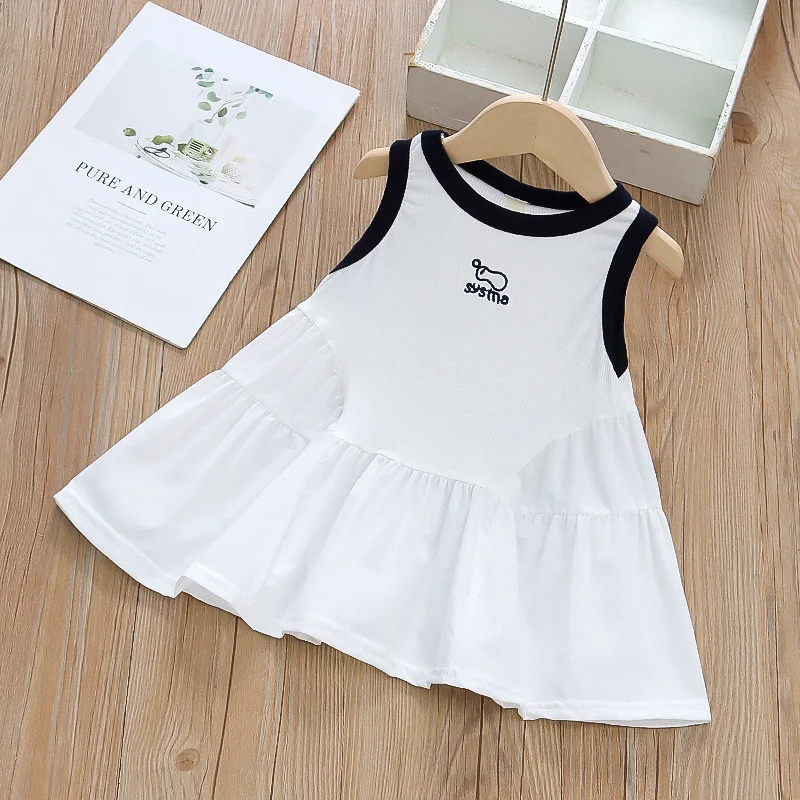 Kids Girls Vest Dresses Summer Baby Fashion Splicing Sleeveless Clothing Toddler Girl Clothes For 1-6Years Princess Dress 2025
Kids Girls Vest Dresses Summer Baby Fashion Splicing Sleeveless Clothing Toddler Girl Clothes For 1-6Years Princess Dress 2025