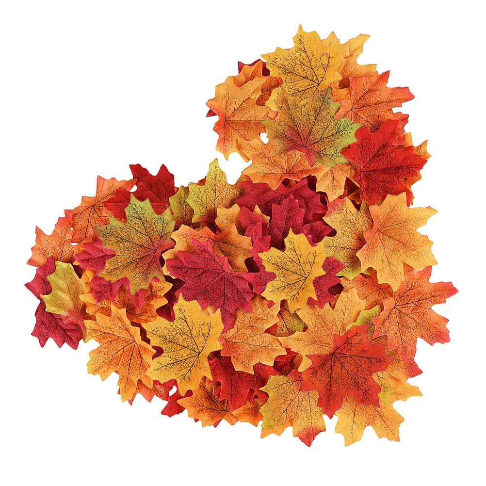 600 Pcs Artificial Maple Leaves Faux Silk Fall Decorations Home Crafts Party Accessories Thanksgiving DIY Supplies Stylish
600 Pcs Artificial Maple Leaves Faux Silk Fall Decorations Home Crafts Party Accessories Thanksgiving DIY Supplies Stylish