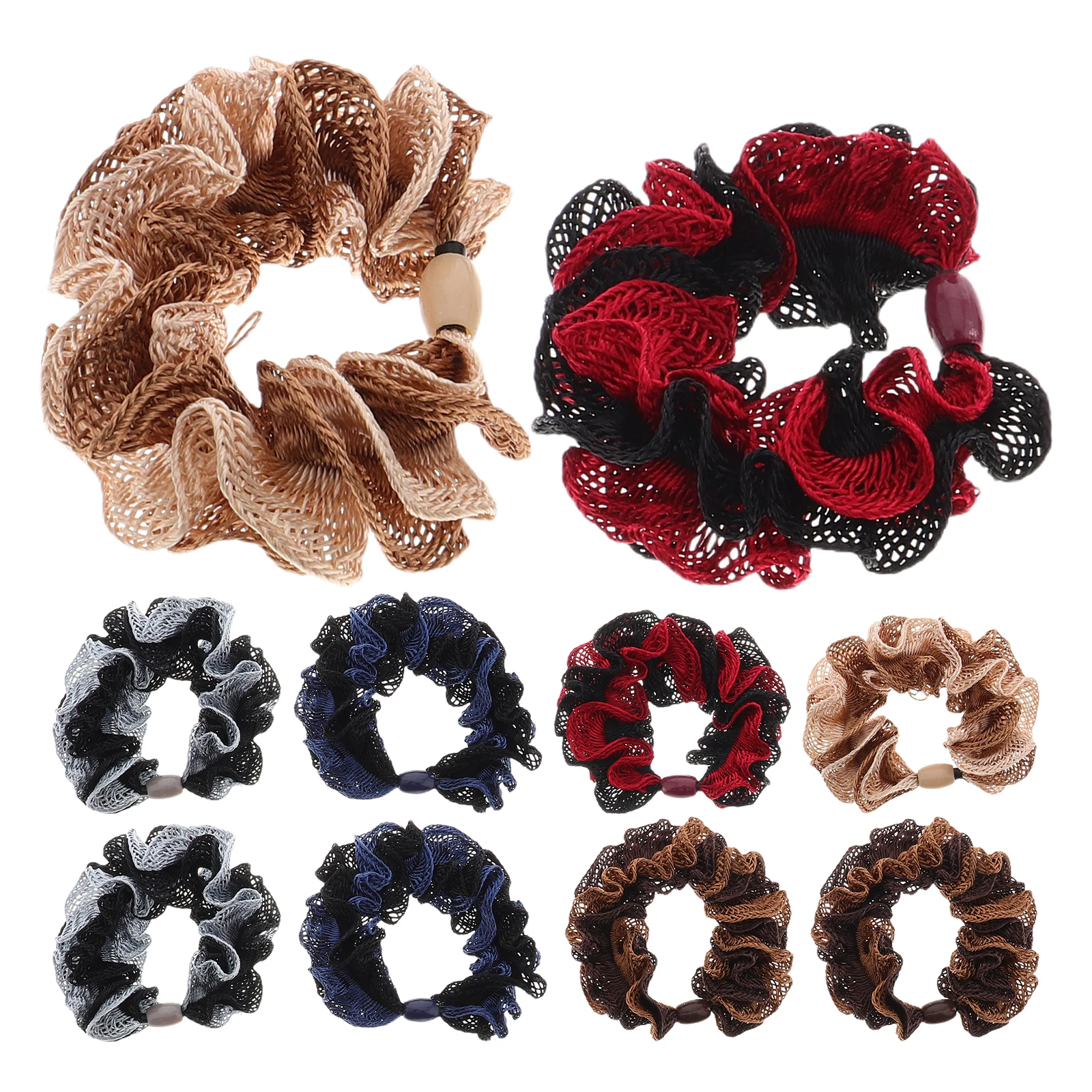 10Pcs Colorful Rubber Bands Hair Ties Durable High Elasticity Ponytail Holders Soft Comfortable for Buns Thick Fine Hair
10Pcs Colorful Rubber Bands Hair Ties Durable High Elasticity Ponytail Holders Soft Comfortable for Buns Thick Fine Hair