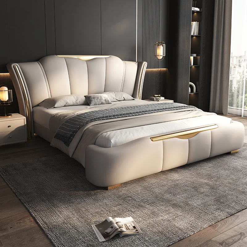 *Solid Wood Bed Upholstered Bed Luxurious Soft Bed Bedroom Furniture for Home
*Solid Wood Bed Upholstered Bed Luxurious Soft Bed Bedroom Furniture for Home